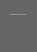 Cover: Of a Final Account in Formation - Renaro