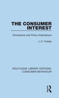 Cover: The Consumer Interest (RLE Consumer Behaviour) - Routledge