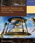 Cover: Anderson's Business Law and the Legal Environment - Ingram