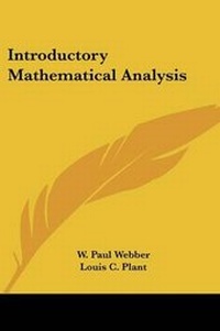 Abbildung von: Introductory Mathematical Analysis - Kessinger Publishing