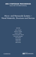 Cover: Micro and Nanoscale Systems: Volume 1659 - Materials Research Society