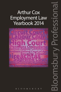 Abbildung von: Arthur Cox Employment Law Yearbook 2014 - Bloomsbury Professional