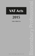 Cover: VAT Acts 2015 - Bloomsbury Professional