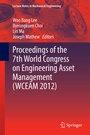 Cover: Proceedings of the 7th World Congress on Engineering Asset Management (WCEAM 2012) - Springer