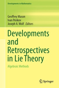 Abbildung von: Developments and Retrospectives in Lie Theory - Springer