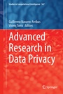 Cover: Advanced Research in Data Privacy - Springer