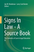 Cover: Signs In Law - A Source Book - Springer