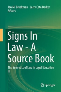 Enlarge image Cover: Signs In Law - A Source Book - Springer
