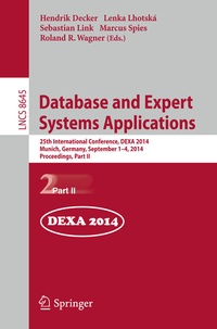 Enlarge image Cover: Database and Expert Systems Applications - Springer