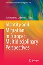 Cover: Identity and Migration in Europe: Multidisciplinary Perspectives - Springer