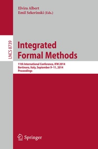 Enlarge image Cover: Integrated Formal Methods - Springer
