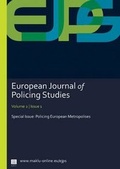 Cover: Policing European Metropolises - Maklu Pub