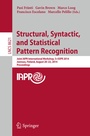 Cover: Structural, Syntactic, and Statistical Pattern Recognition - Springer