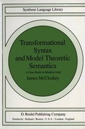 Cover: Transformational Syntax and Model Theoretic Semantics - Springer