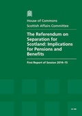 Cover: The referendum on separation for Scotland - TSO