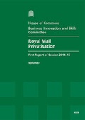 Cover: Royal Mail privatisation - TSO