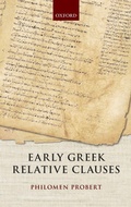 Cover: Early Greek Relative Clauses - Oxford University Press