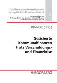 Bild: Gesicherte Kommunalfinanzen trotz Verschuldungs- und Finanzkrise - Boorberg