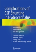 Cover: Complications of CSF Shunting in Hydrocephalus - Springer