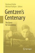 Cover: Gentzen's Centenary - Springer