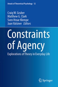 Enlarge image Cover: Constraints of Agency - Springer
