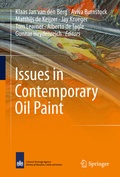 Cover: Issues in Contemporary Oil Paint - Springer