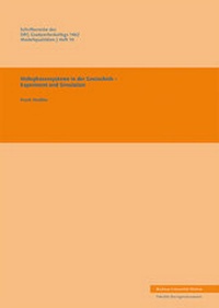 Enlarge image Cover: Mehrphasensysteme in der Geotechnik - Experiment und Simulation - Bauhaus-Universitätsverlag Weimar