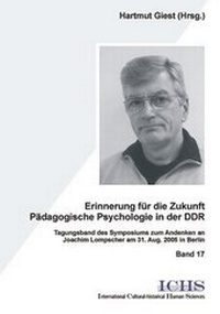 Abbildung von: Erinnerungen für die Zukunft - Pädagogische Psychologie in der DDR - Lehmanns Media