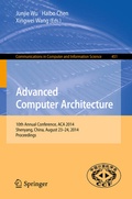 Cover: Advanced Computer Architecture - Springer