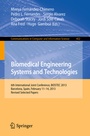 Cover: Biomedical Engineering Systems and Technologies - Springer