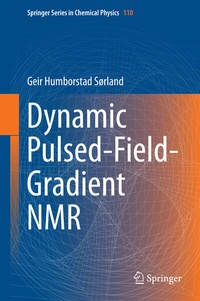 Abbildung von: Dynamic Pulsed-Field-Gradient NMR - Springer