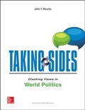 Cover: Taking Sides: Clashing Views in World Politics - McGraw-Hill Education