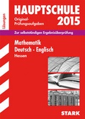 Cover: Abschlusspr&uuml;fung Hauptschule Hessen - Mathematik, Deutsch Englisch L&ouml;sungsheft - Stark Verlag GmbH