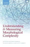 Cover: Understanding and Measuring Morphological Complexity - Oxford University Press