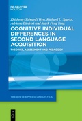 Cover: Cognitive Individual Differences in Second Language Acquisition - De Gruyter Mouton