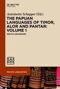 Cover: The Papuan Languages of Timor, Alor and Pantar. Volume 1 - De Gruyter Mouton