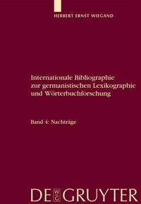 Abbildung von: Nachträge - De Gruyter