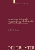 Cover: Nachtr&auml;ge - De Gruyter