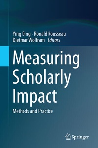 Enlarge image Cover: Measuring Scholarly Impact - Springer