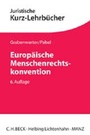 Bild: Europäische Menschenrechtskonvention - Helbing & Lichtenhahn