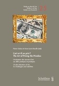 Cover: L'art a-t-il un prix? The Art of Pricing the Priceless - Schulthess Juristische Medien