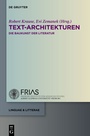 Cover: Text-Architekturen - De Gruyter