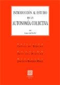 Abbildung von: Introducción al estudio de la autonomía colectiva - Editorial Comares