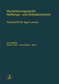 Cover: Versicherungsrecht, Haftungs- und Schadensrecht - VVW Verlag Versicherungswirtschaft