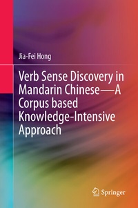 Abbildung von: Verb Sense Discovery in Mandarin Chinese-A Corpus based Knowledge-Intensive Approach - Springer