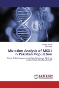 Cover: Mutation Analysis of MSX1 in Pakistani Population - LAP Lambert Academic Publishing