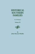 Cover: Historical Southern Families - Genealogical Publishing Company