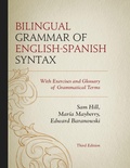 Cover: Bilingual Grammar of English-Spanish Syntax - University Press of America