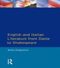 Cover: English and Italian Literature From Dante to Shakespeare - Routledge