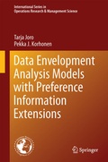 Cover: Extension of Data Envelopment Analysis with Preference Information - Springer